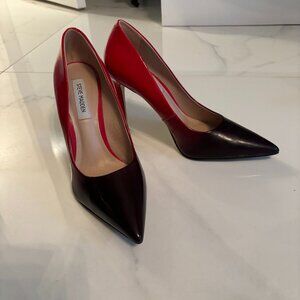 Steve Madden Red Black Ombre Pointed Toe Heels